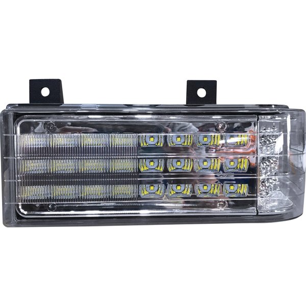 Tiger Lights 12V Left LED Headlight 7.5Amps, Flood/Spot Combo Off-Road Light; TL8970L
